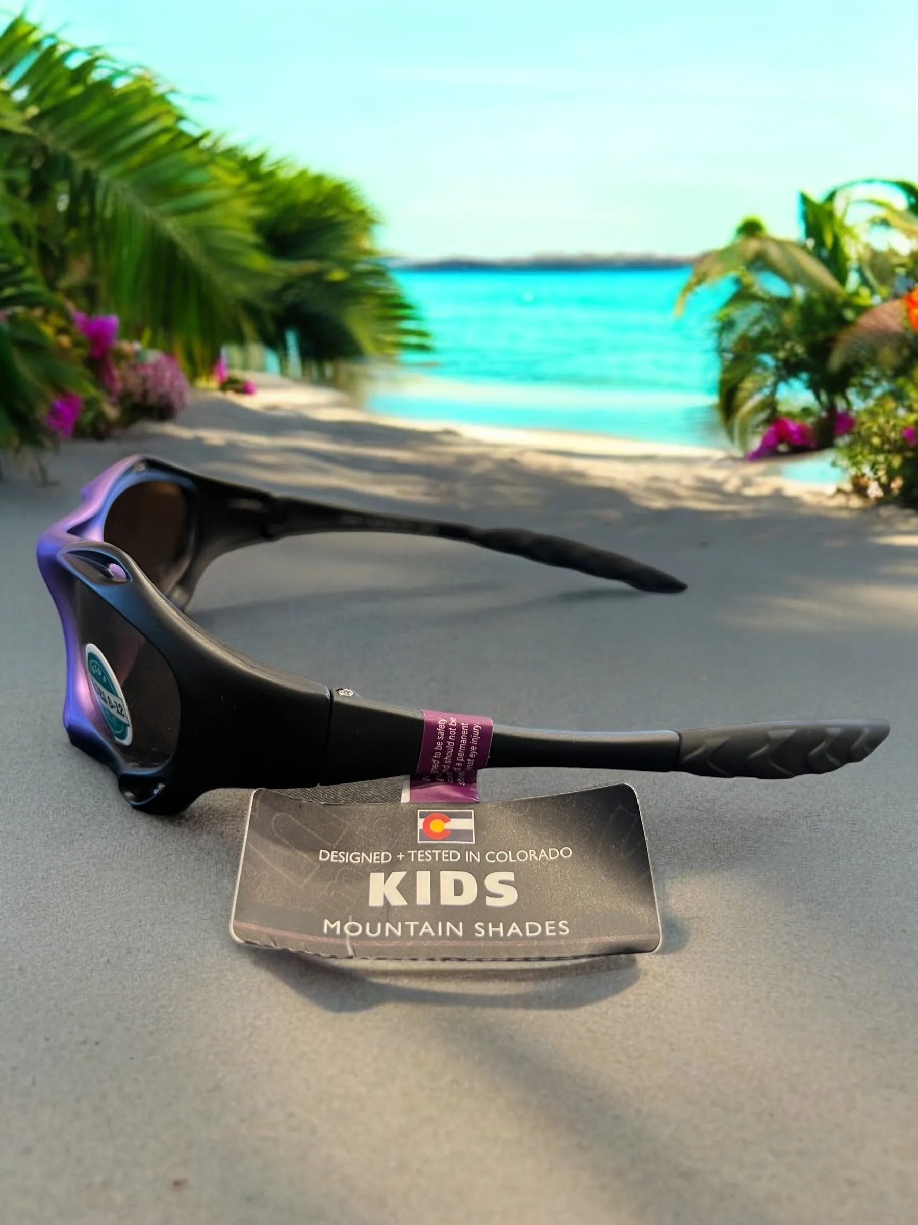 Mountain Shades Kids Crusader Sunglasses - Ages 8-12 (Purple)