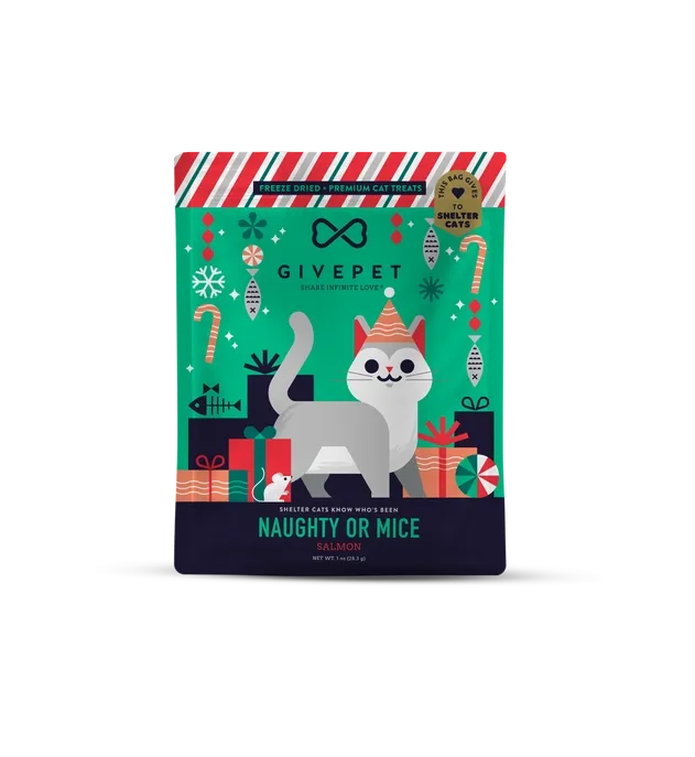 Naughty or Mice Freeze Dried Christmas Cat Treats