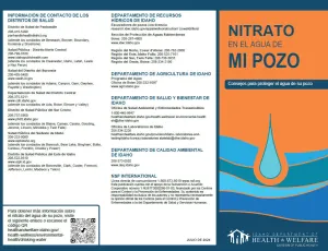 Nitrate In Your Drinking Water (Spanish) *PDF Download*