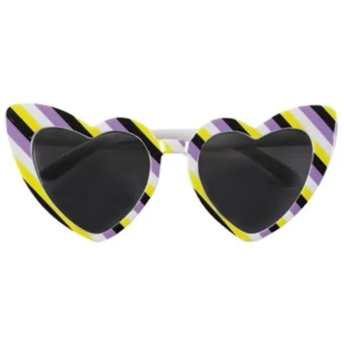 Non Binary Heart Shaped Sunglasses