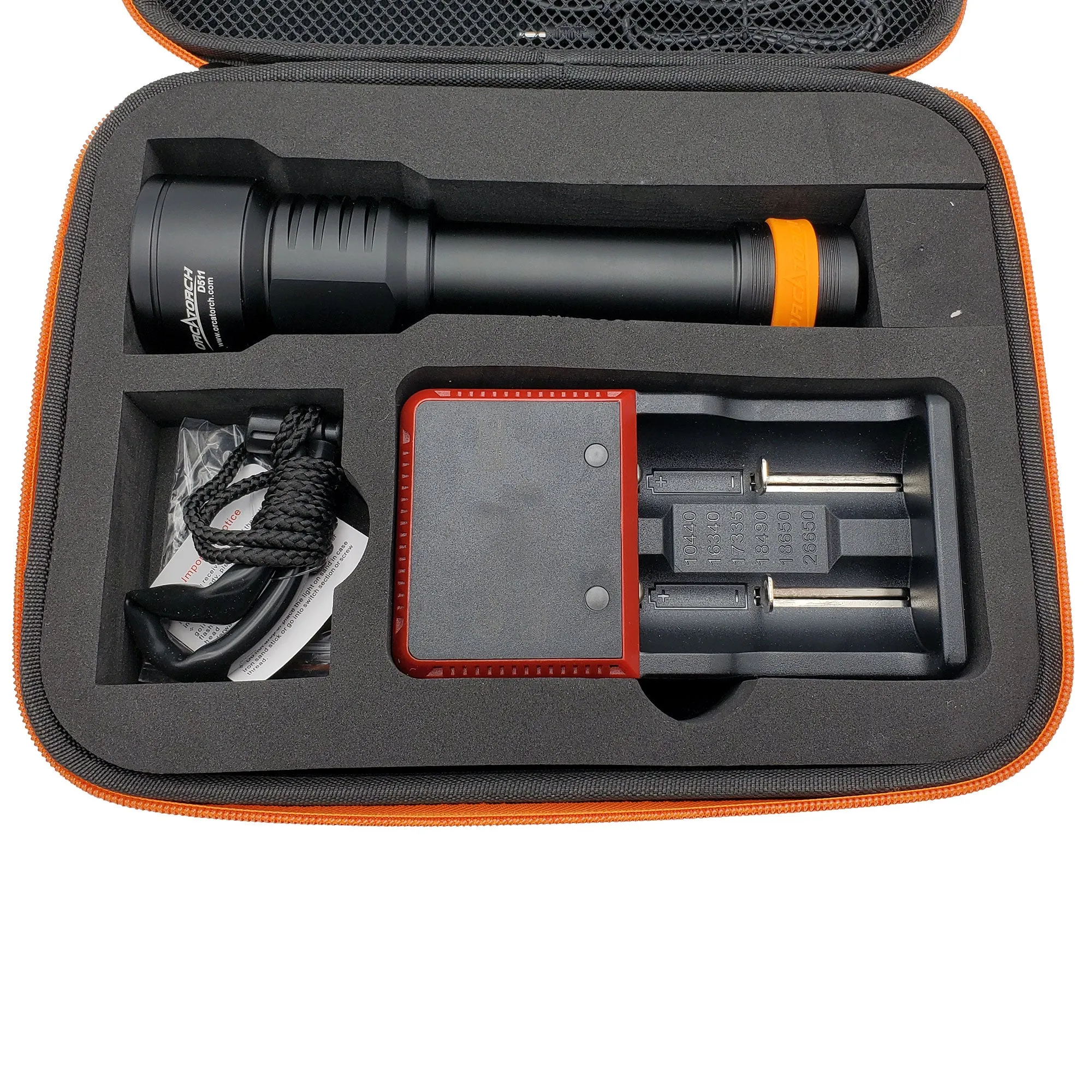 OrcaTorch D511 2200 Lumens Dive Torch