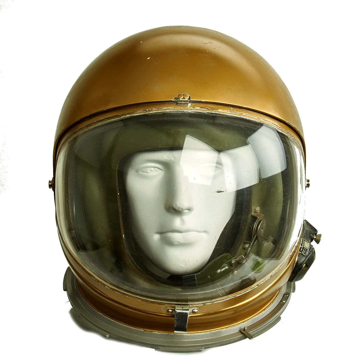 Original U.S. 1950s Cold War US Navy High Altitude Flight Helmet MK-2