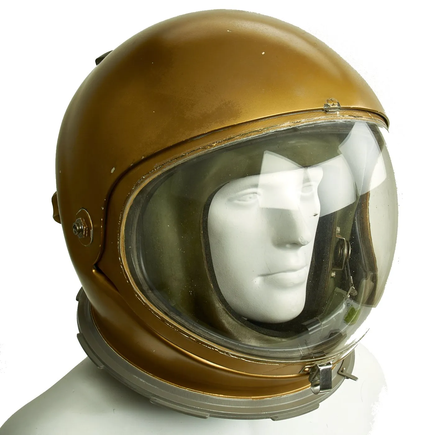 Original U.S. 1950s Cold War US Navy High Altitude Flight Helmet MK-2