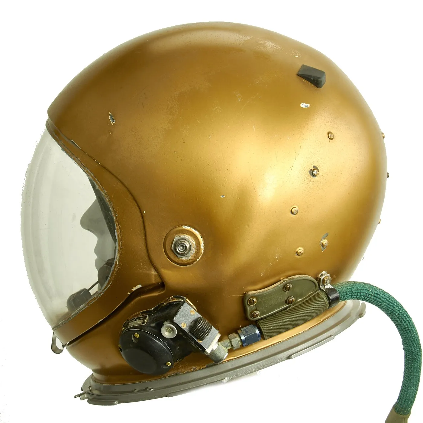 Original U.S. 1950s Cold War US Navy High Altitude Flight Helmet MK-2