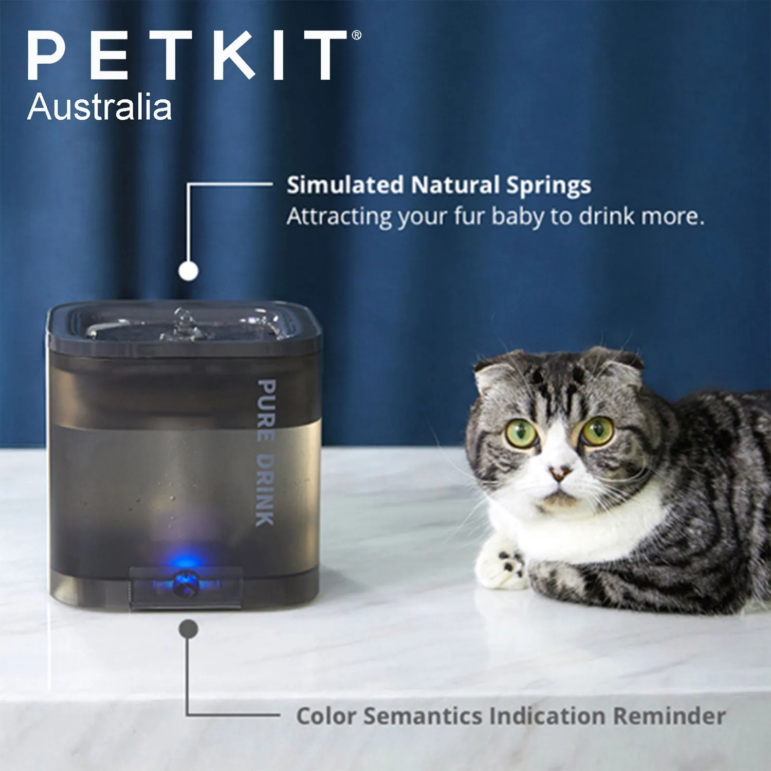 Petkit Eversweet Solo Pet Dog Cat Smart Water Dispenser Drinking Fountain feeder Bowl Ultra-Silent - green