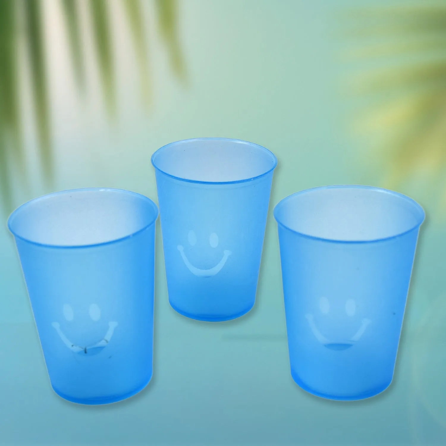 Plastic Tumblers Lightweight Cups / Glass Reusable Drinking Cups Restaurant Cups Dishwasher Safe Beverage Tumblers Glasses for Kitchen Water Transparent Glasses 3 pc Set