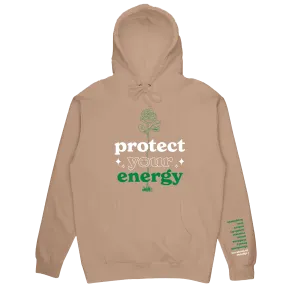 PROTECT YOUR ENERGY - SANDSTONE HOODIE