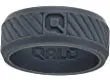 Qalo Standard Mens Charocal Traverse Silicone Ring