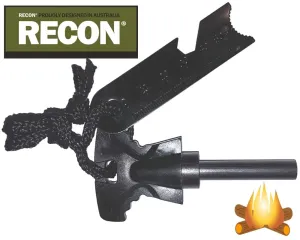 Recon Army Heavy Duty 4 in one Fire Starter Multi Tool