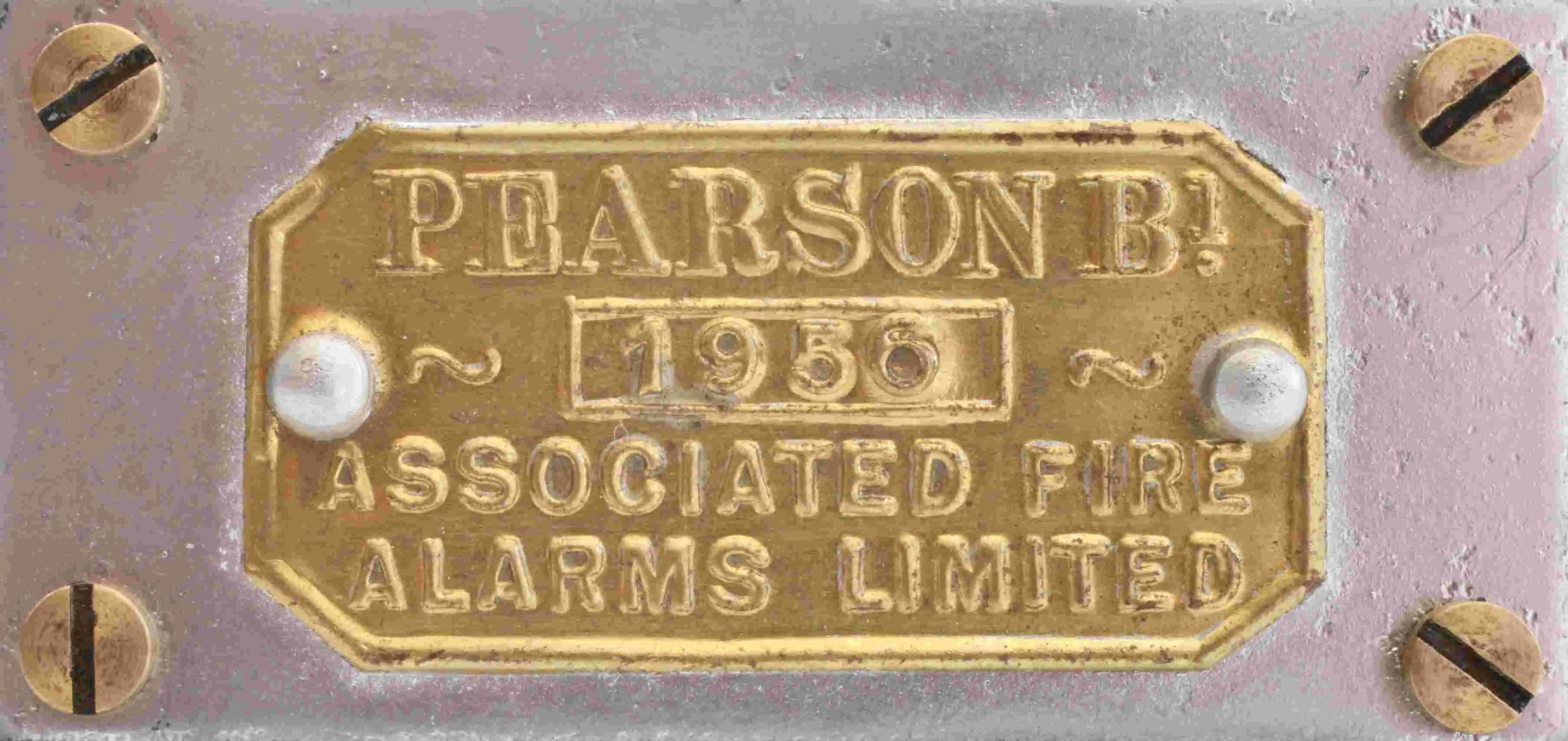 Salesman's Sample of a Pearsons B1 Fire Detector by Associated Fire Alams Limited