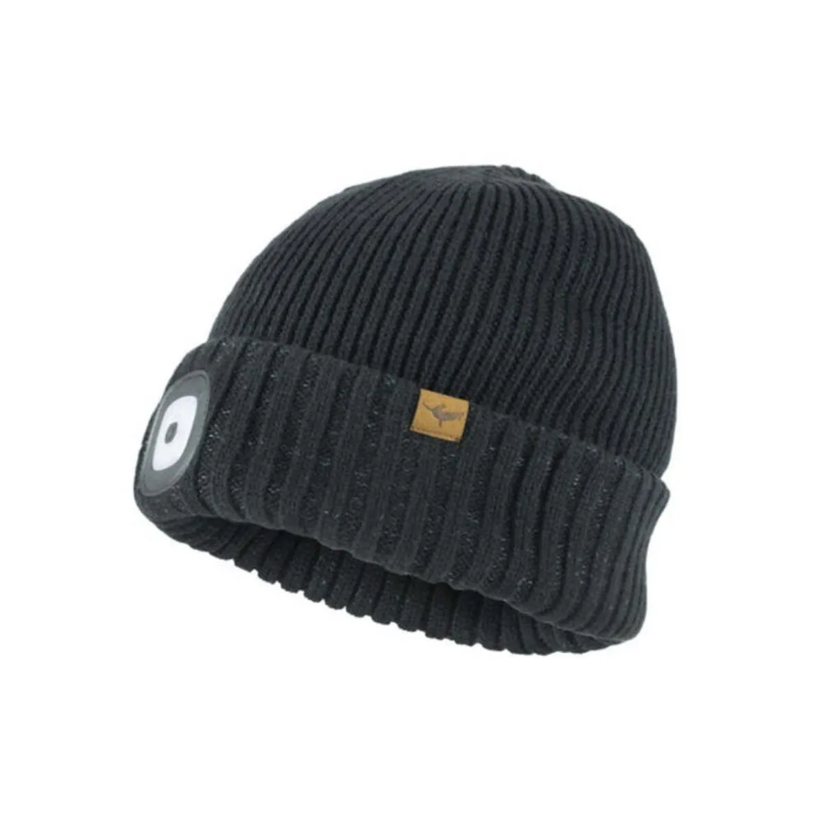 SealSkinz Heydon Waterproof Cold Weather LED Roll Cuff Beanie Hat