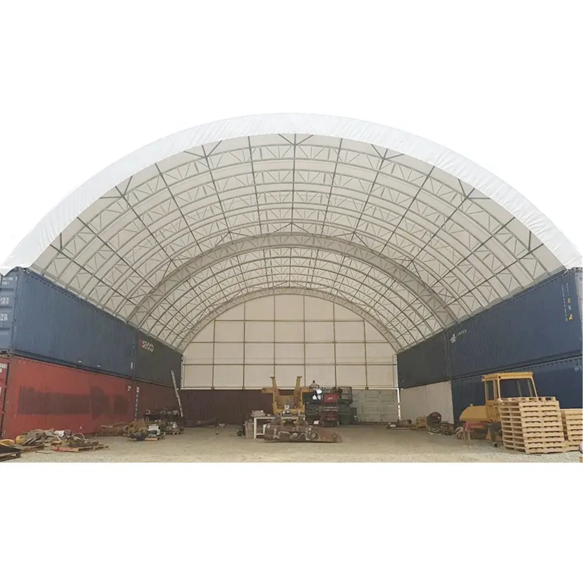 Shipping Container Canopy Shelter Double Truss 40'x40'x15'