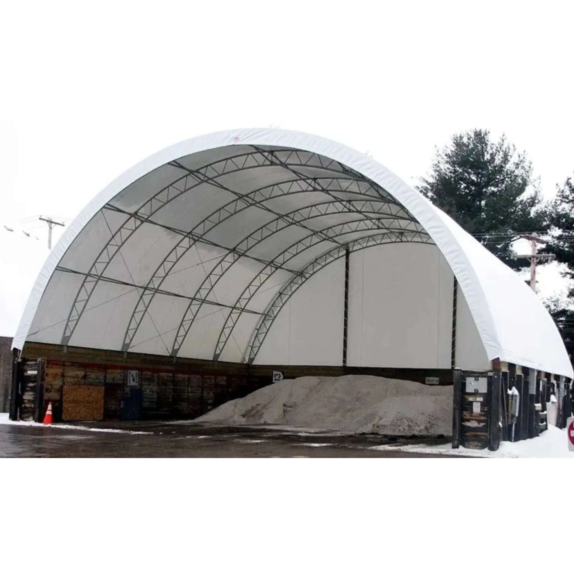 Shipping Container Canopy Shelter Double Truss 40'x40'x15'