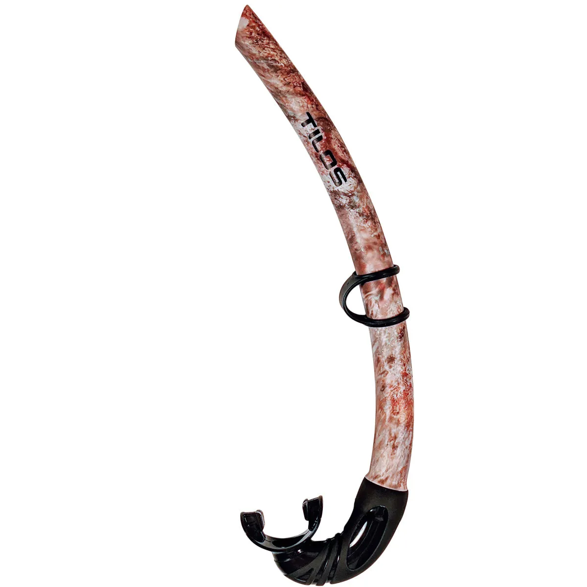 Spawn Camo Snorkel | Pro-Grade Open-Top Design for Spearfishing & Freediving