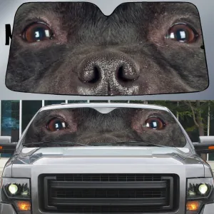 Staffordshire Bull Terrier's Eyes Beautiful Dog Eyes Car Sun Shade Cover Auto Windshield