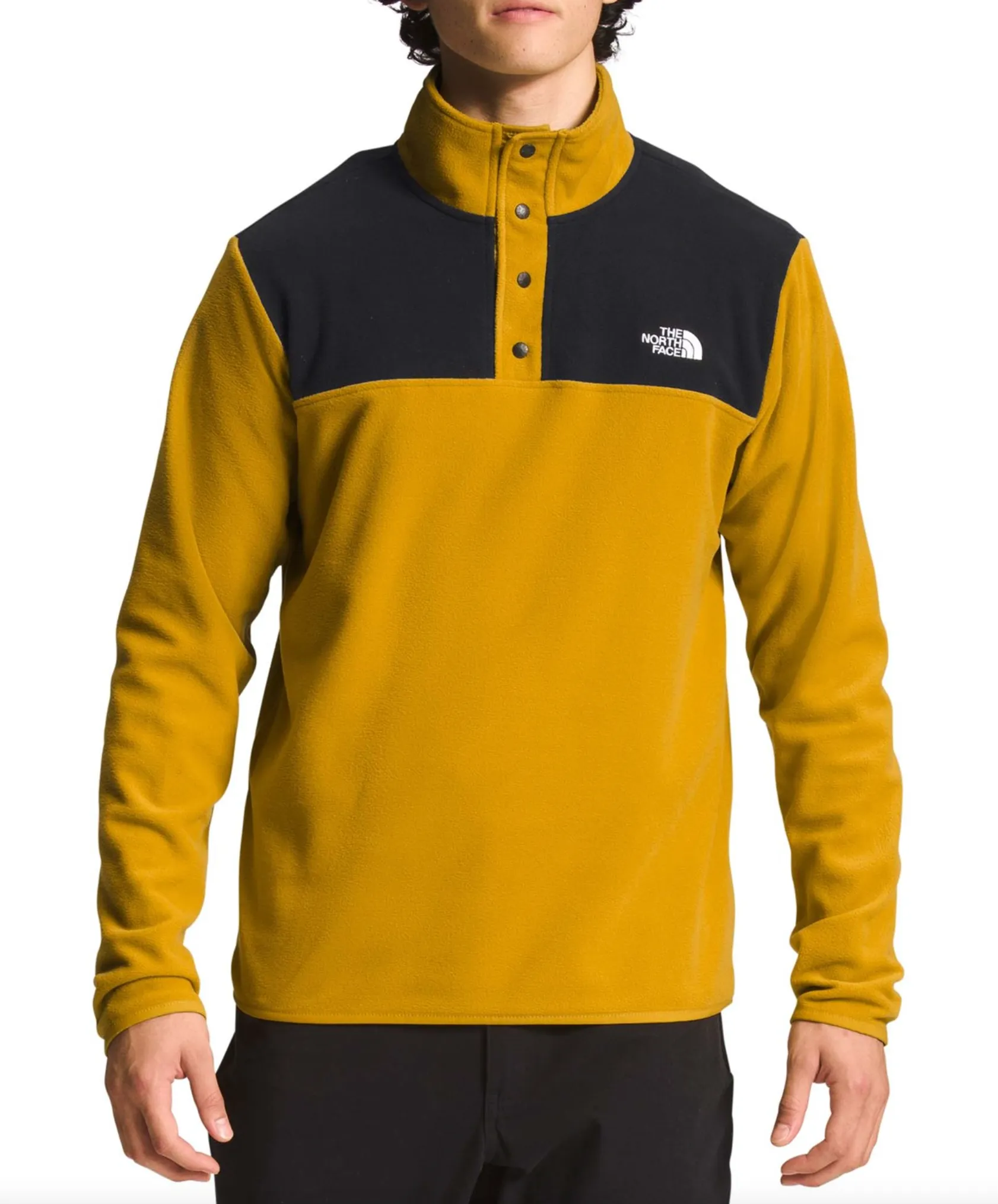 The North Face Mens TKA Glacier Snap Pullover Fleece