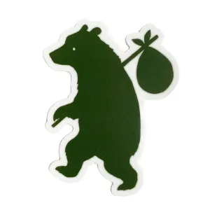 The Wild Wander Wandering Bear Sticker