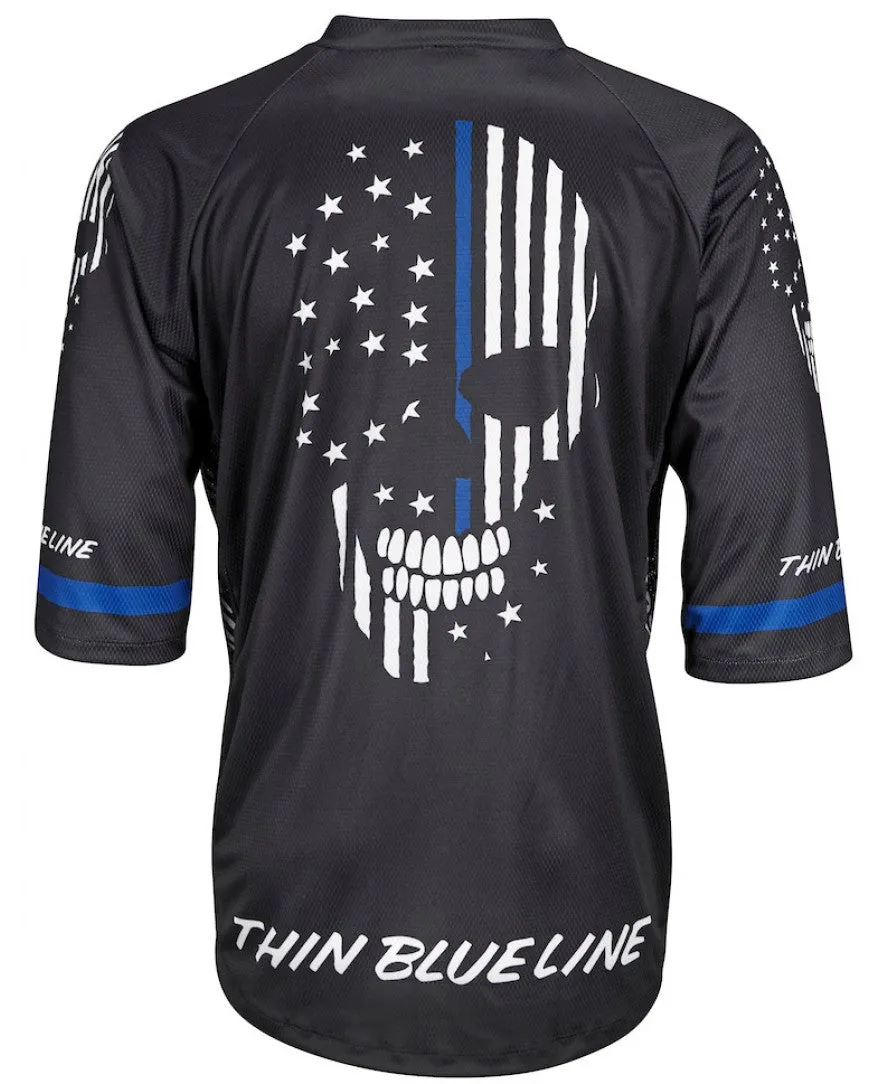 Thin Blue Line Men's MTB Cycling Jersey (S, M, L, XL, 2XL, 3XL)