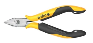 Wiha Diagonal Cutters Professional ESD With Wire Trapping Spring 4.1/2"/ 115mm